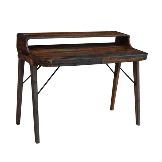 Stopa Sheesham & Metal Study Desk - Pieces For Places