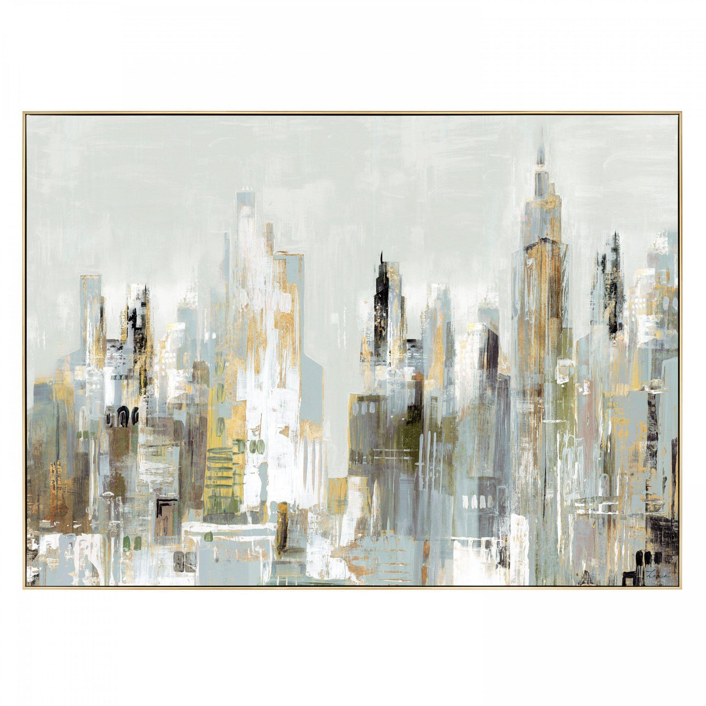 City Limits Framed Canvas