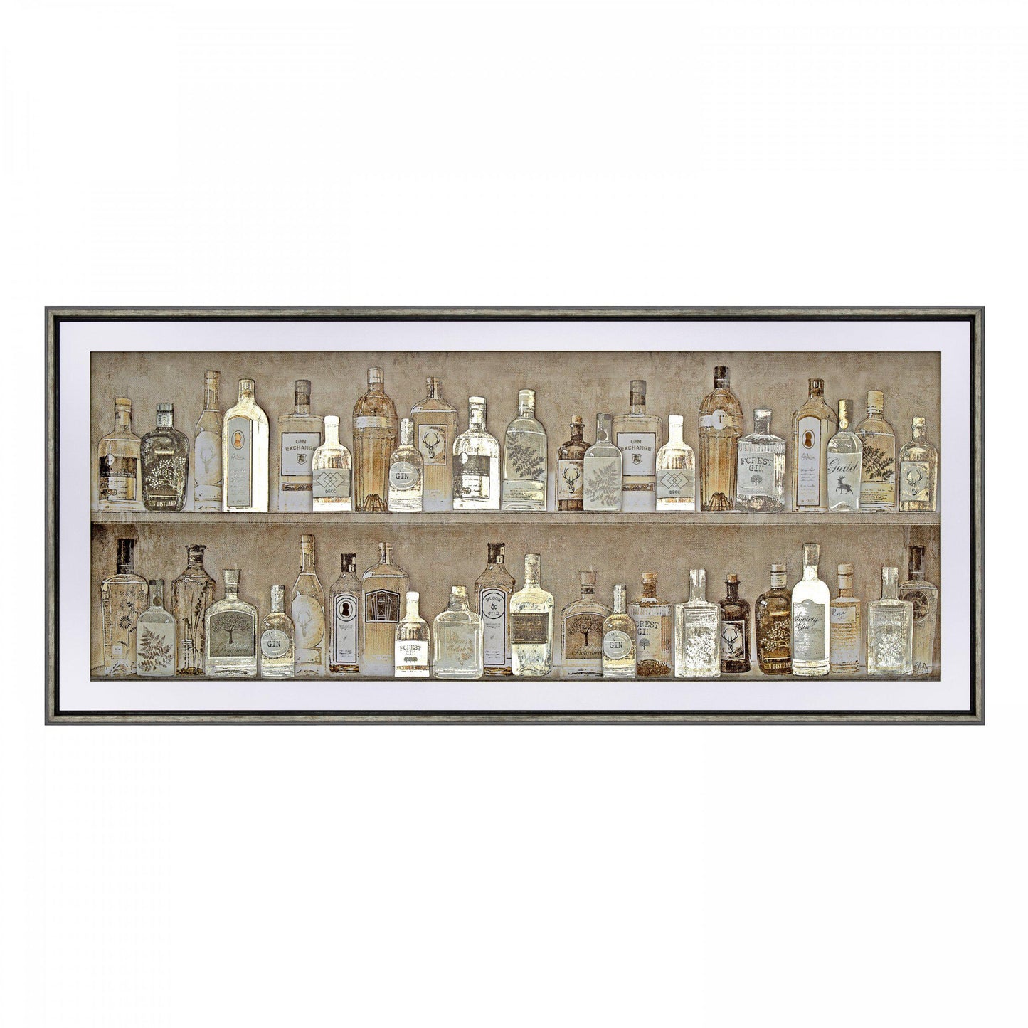 Gin Collection Framed Art
