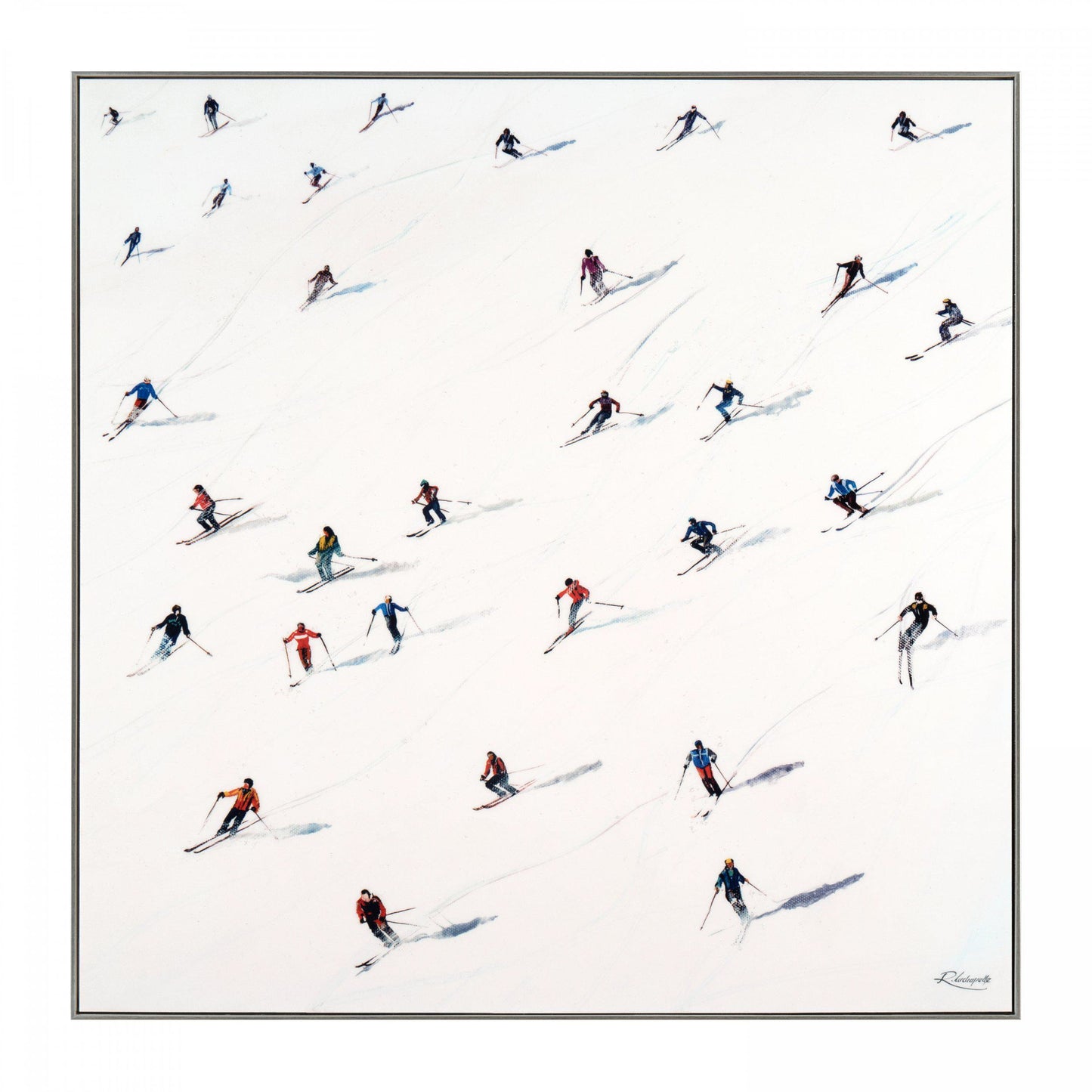 Downhill Framed Art