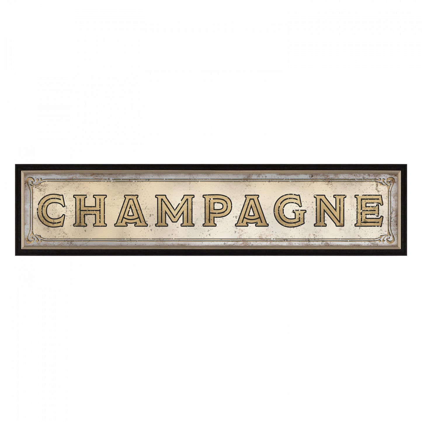 Champagne Mirrorred Art