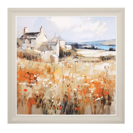 Meadow Retreat Framed Canvas