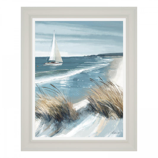 White Sails Framed Canvas