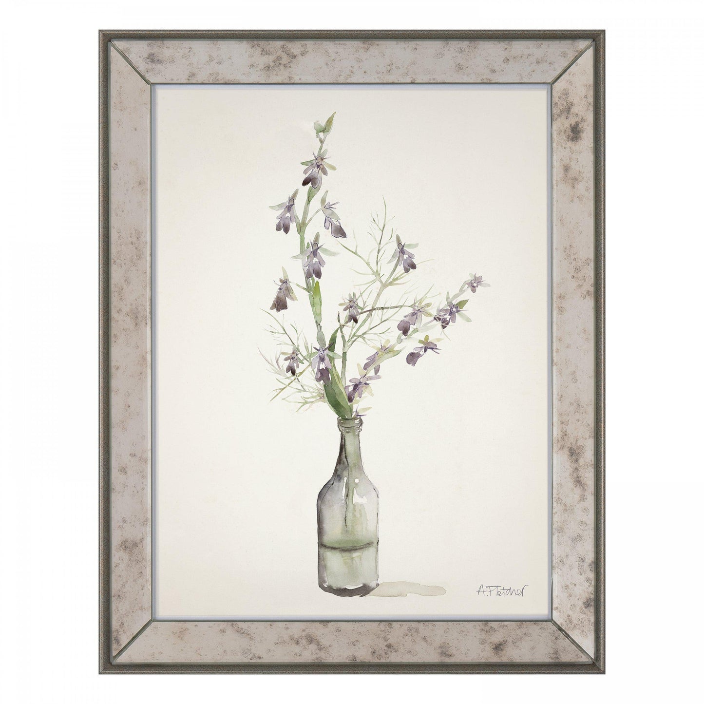 Amethyst Orchids Framed Art