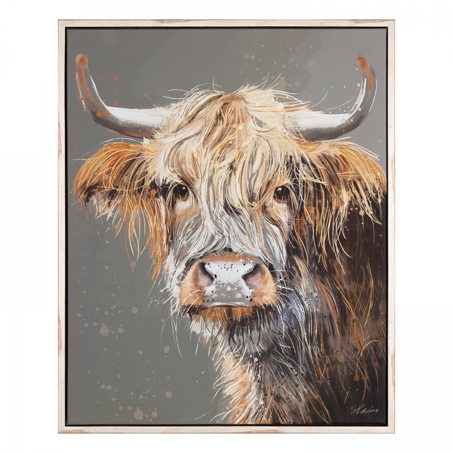 Brodie Small Framed Canvas