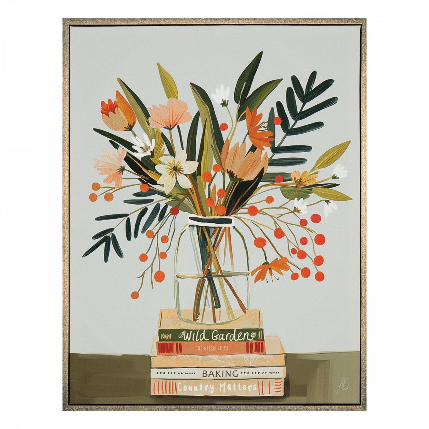 Wild at Heart Framed Canvas