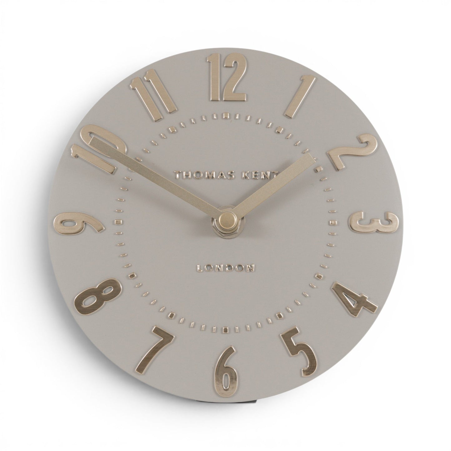 Mulberry Mantel Clock Silver Cloud