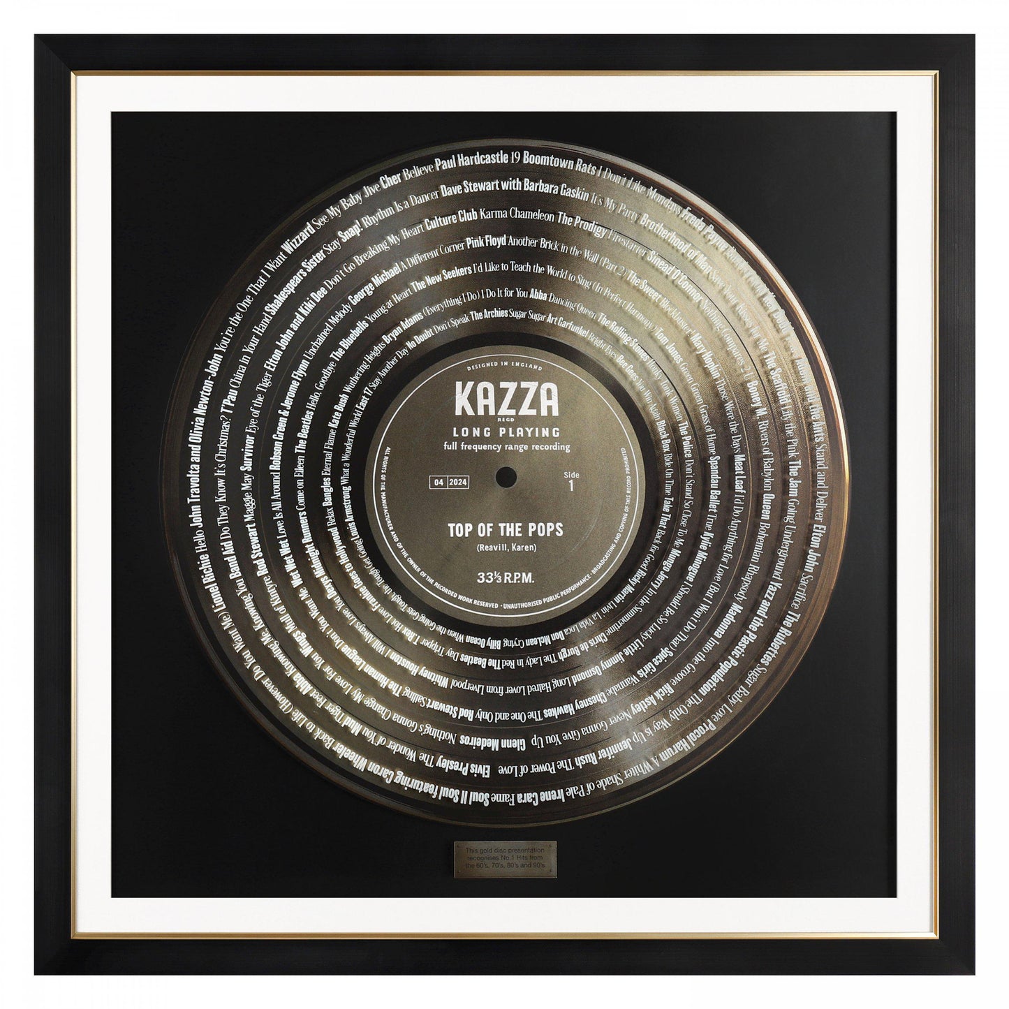 Top of the Pops Framed Art