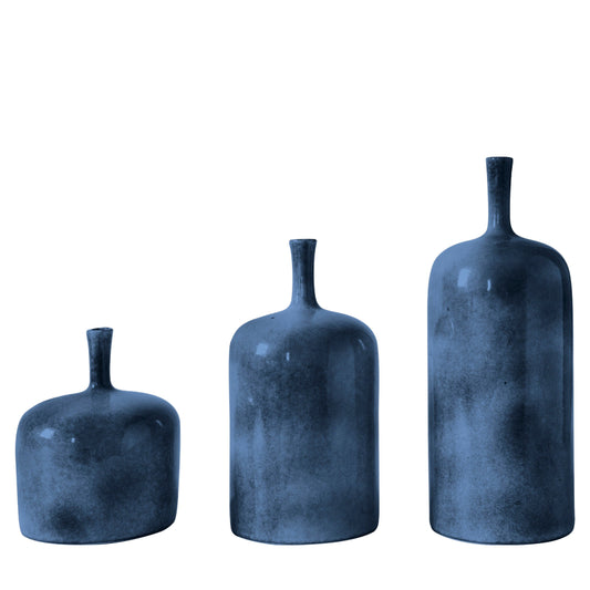 Vormark Set of 3 Ornaments Blue