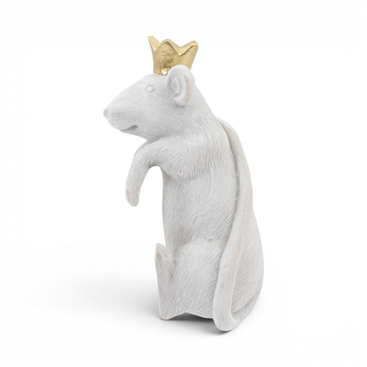 Mouse King Pot Hanger White and Gold 2 pack