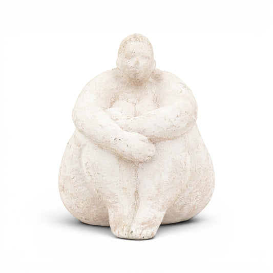 Lady Cement Decoration Small