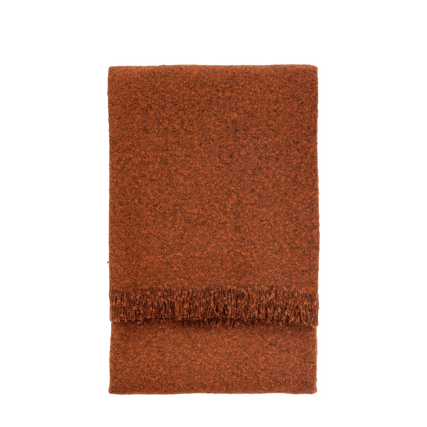 Melange Acrylic Throw Rust