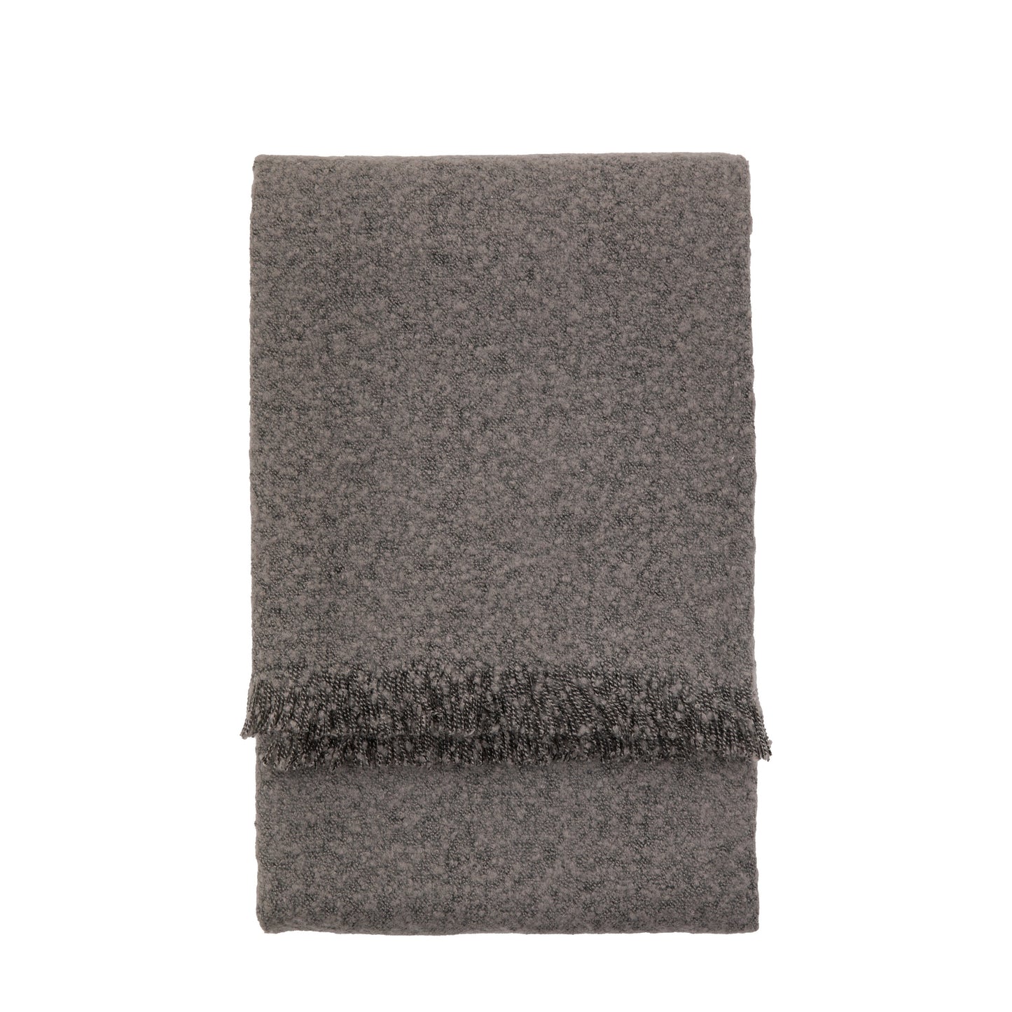 Melange Acrylic Throw Dark Grey