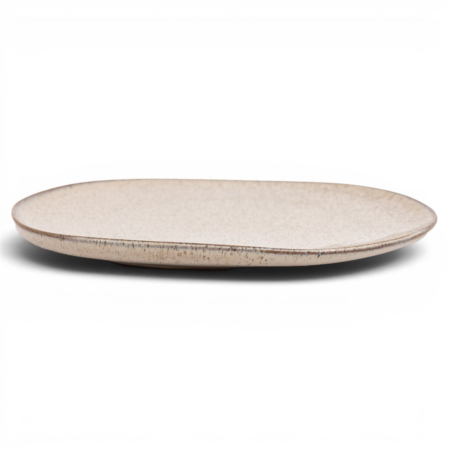 Speckle Glaze Dinner Plate Oatmeal 4pk