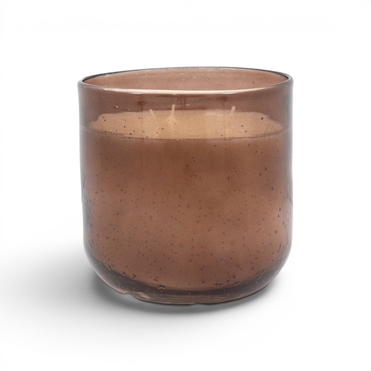 Glass Filled Candle Small Brown Pomegranate