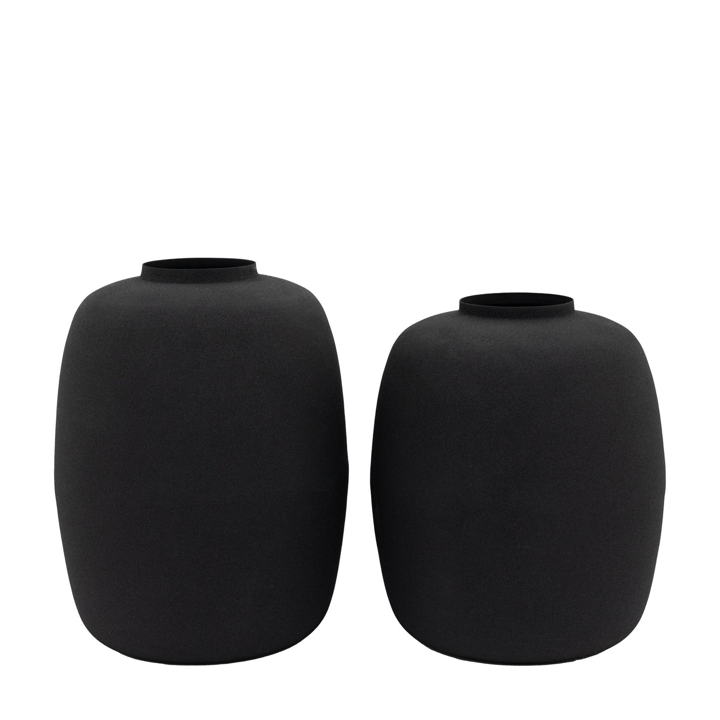 Zia Vase Black Set of 2