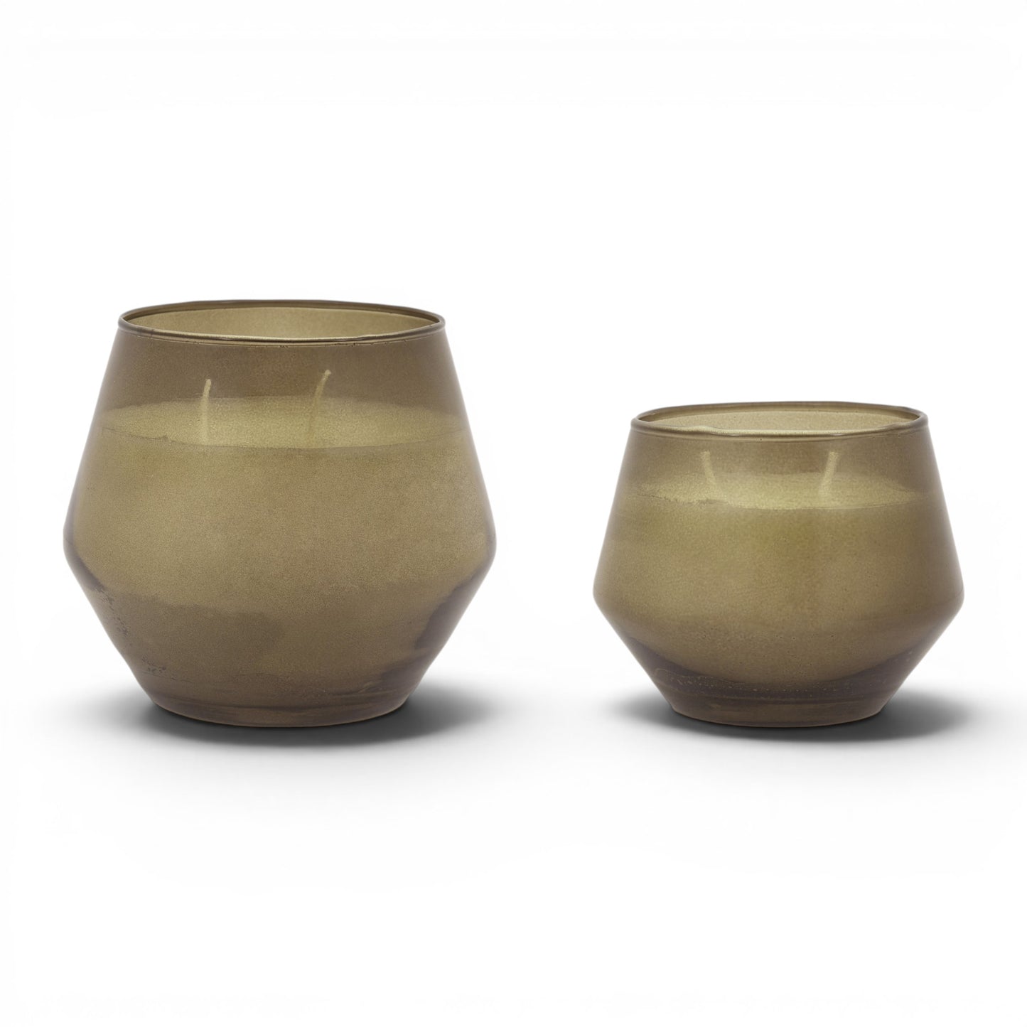 Glass Filled Candle Lime Basil and Manderin 2pk