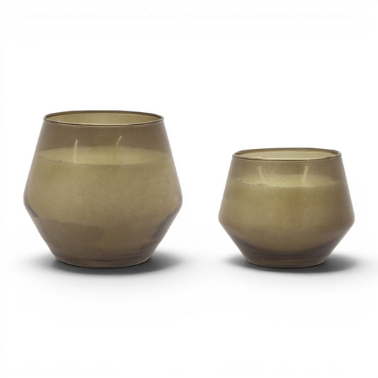 Glass Filled Candle Lime Basil and Manderin 2pk