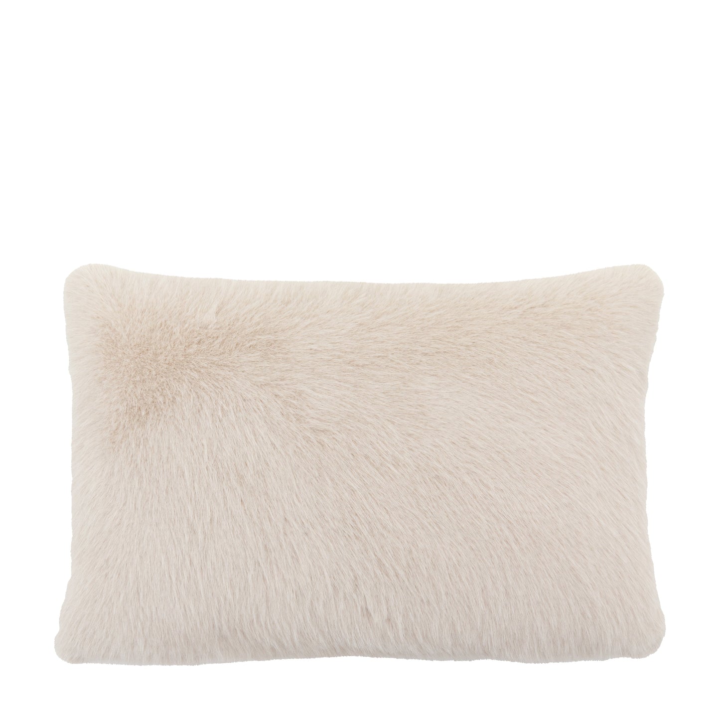 Maple Faux Fur Cushion Oatmeal Rectangle