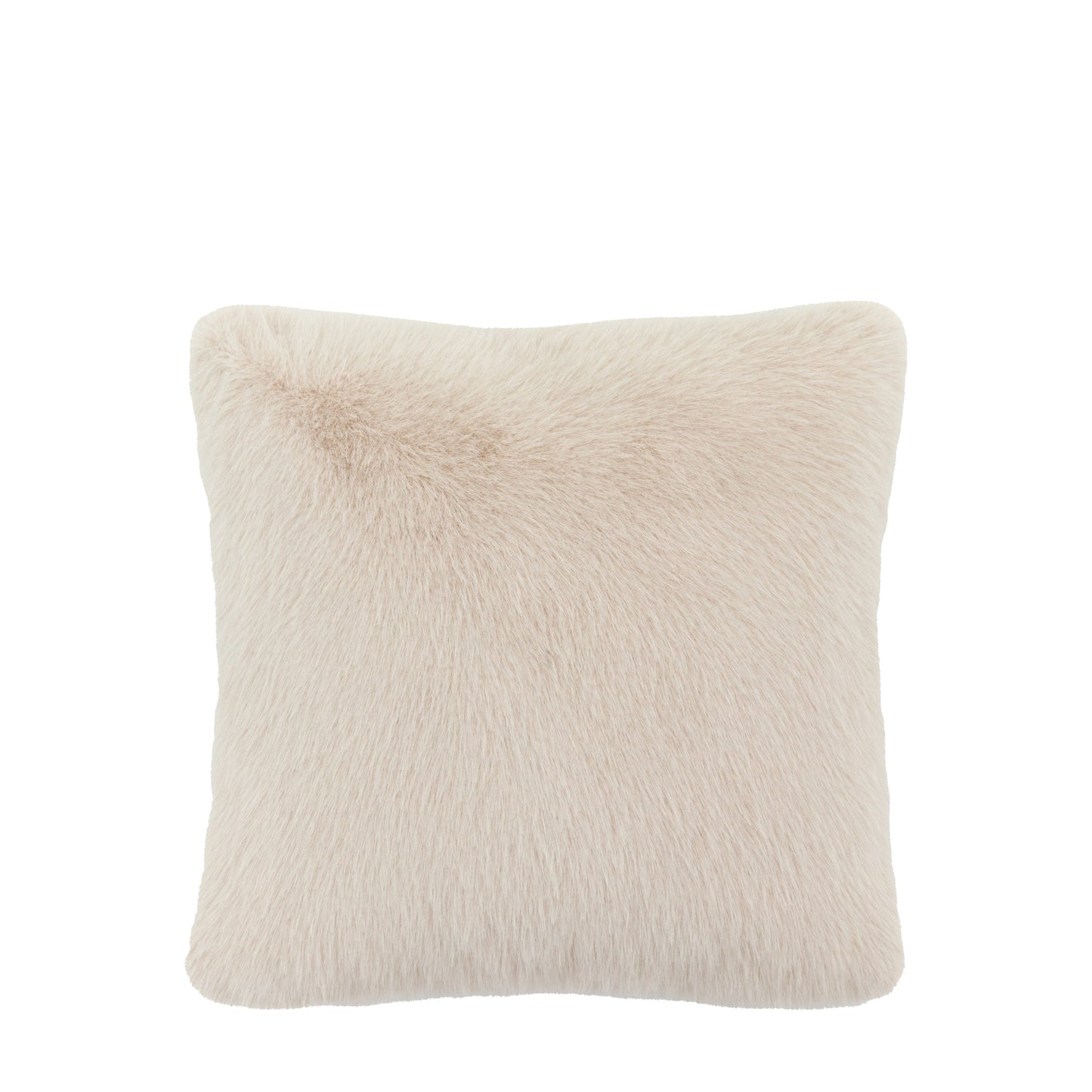 Maple Faux Fur Cushion Oatmeal Square