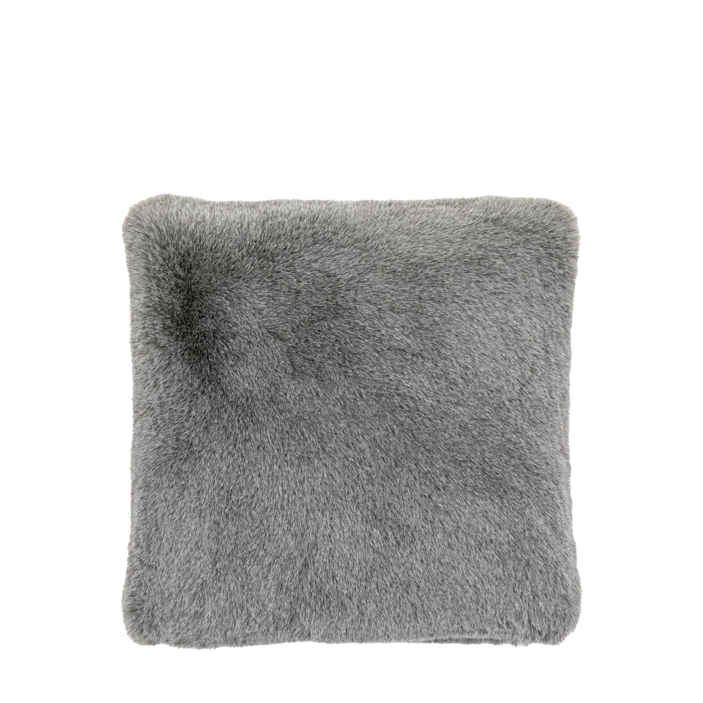 Roscose Faux Fur Cushion Grey Square