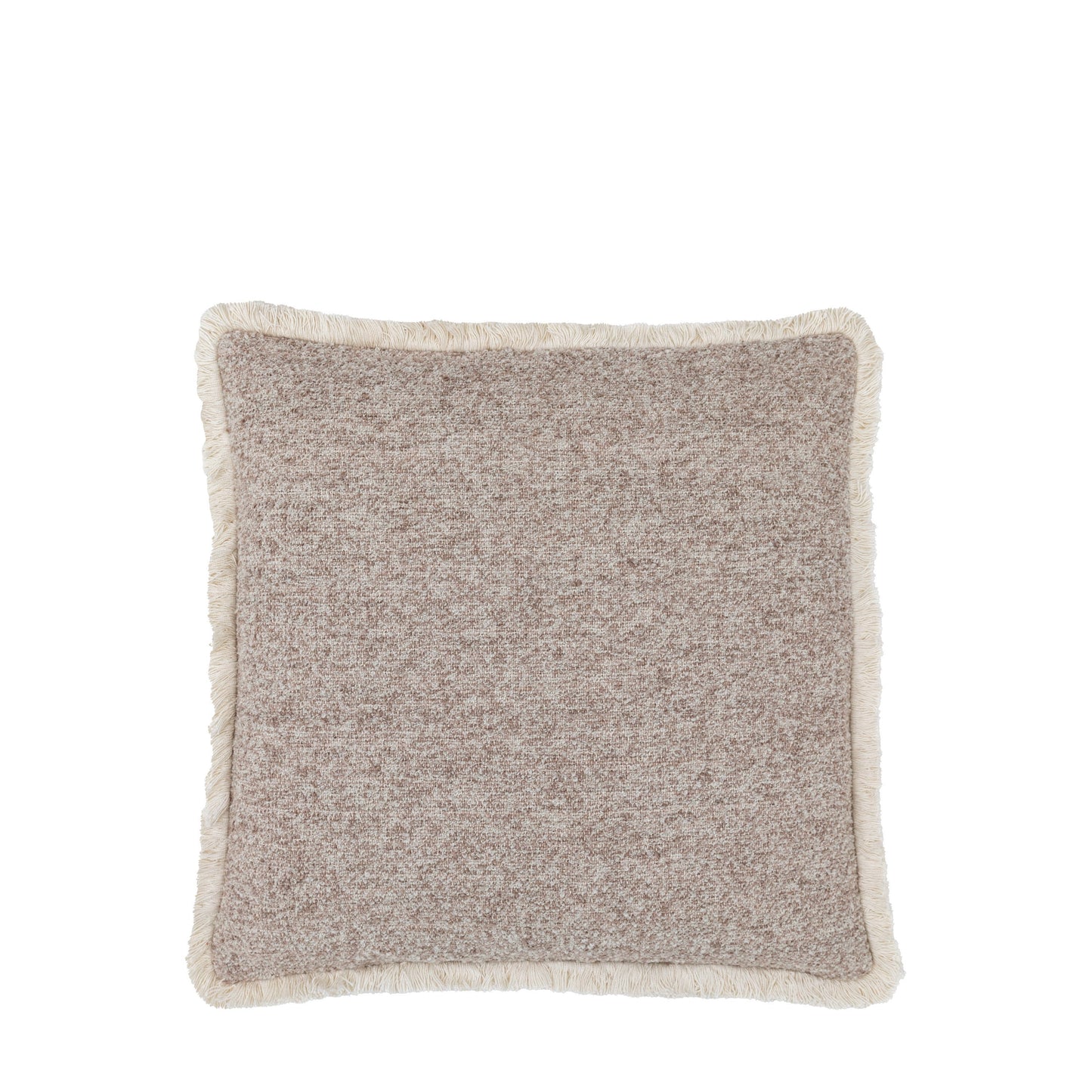 Woodleigh Fringe Cushion Stone