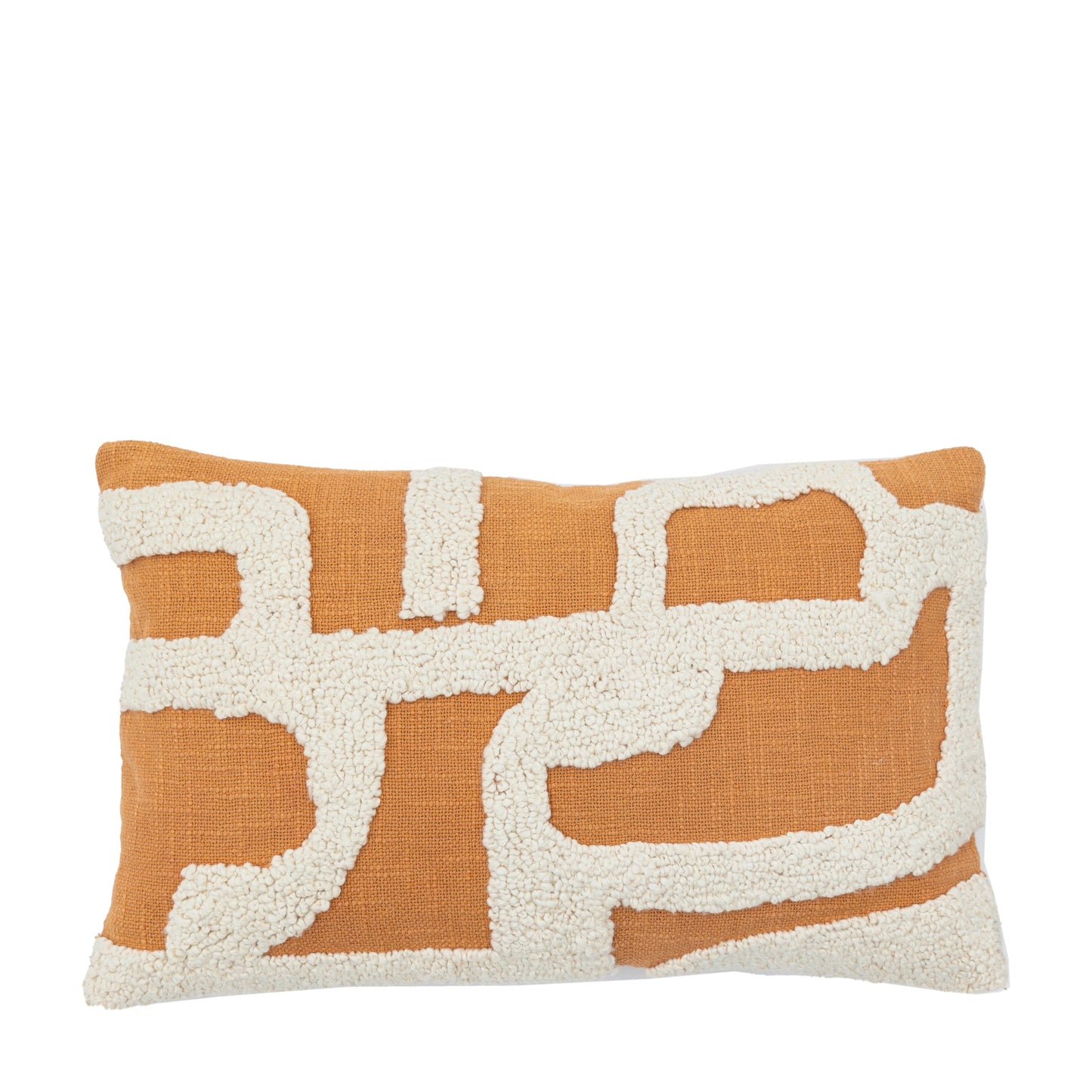 Kalho Embroidered Cushion Apricot