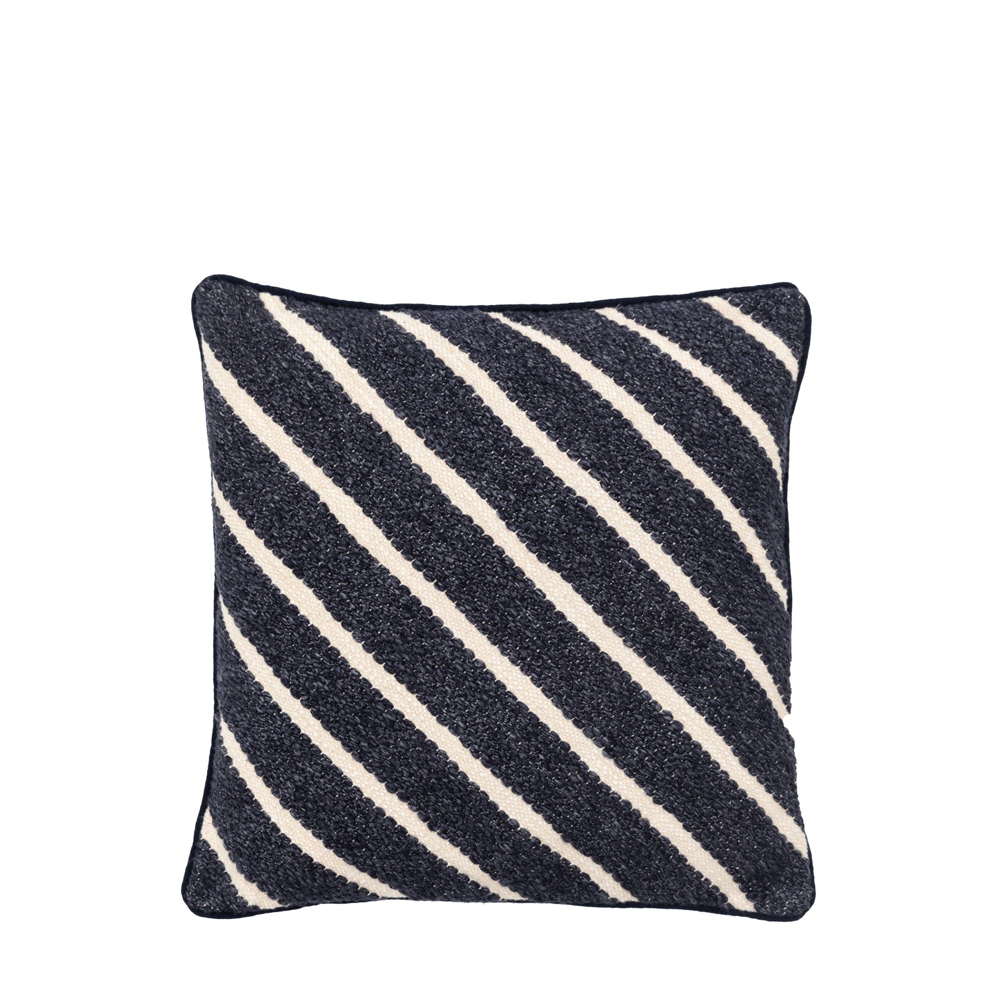 Hemsby Stripe Woven Cushion Ink