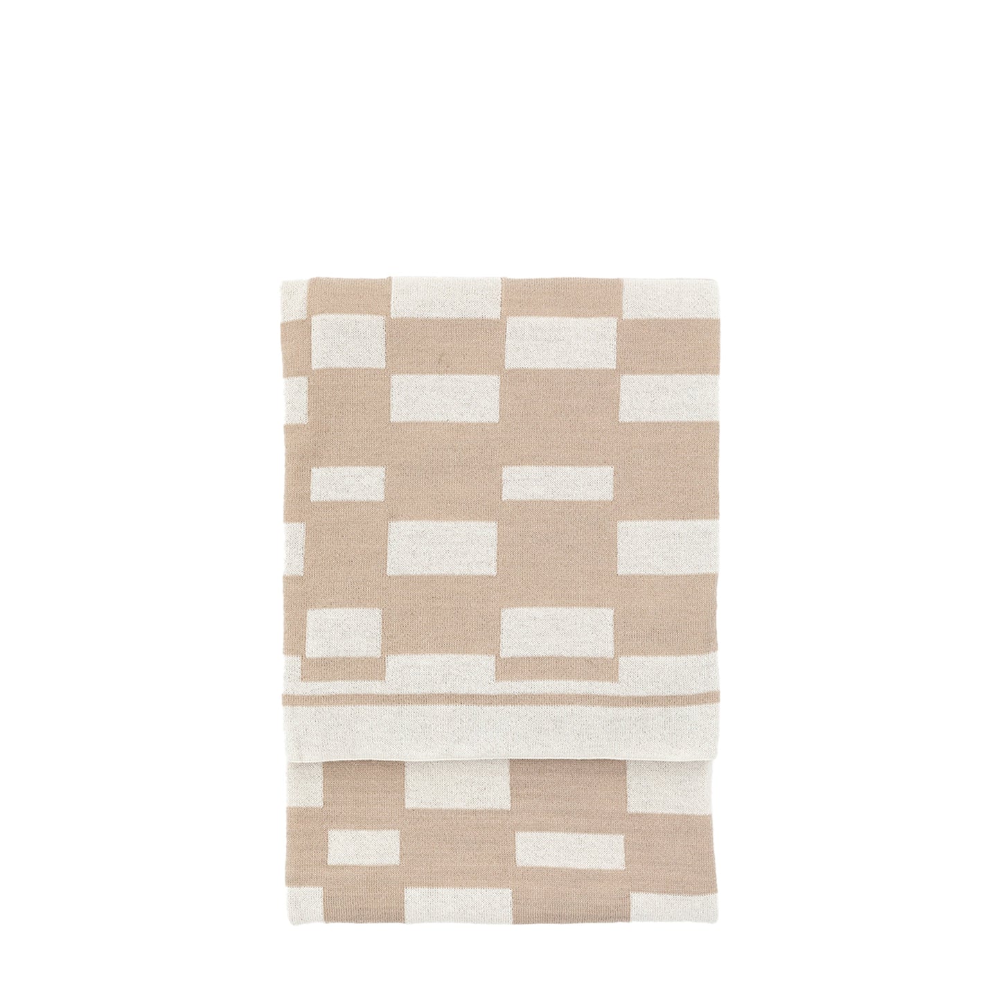 Lohko Knitted Throw Taupe