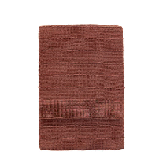 Florence Knit Throw Nutmeg