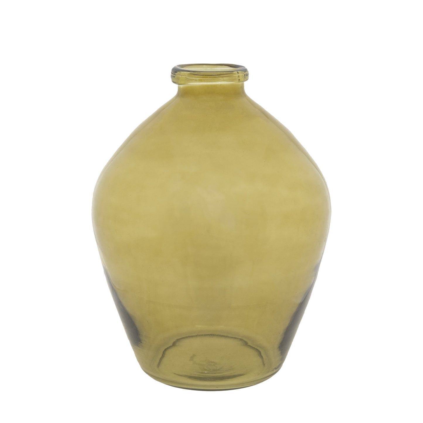 Pereda Handblown Glass Vase Olive
