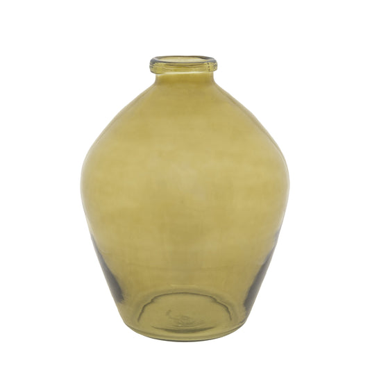 Pereda Handblown Glass Vase Olive
