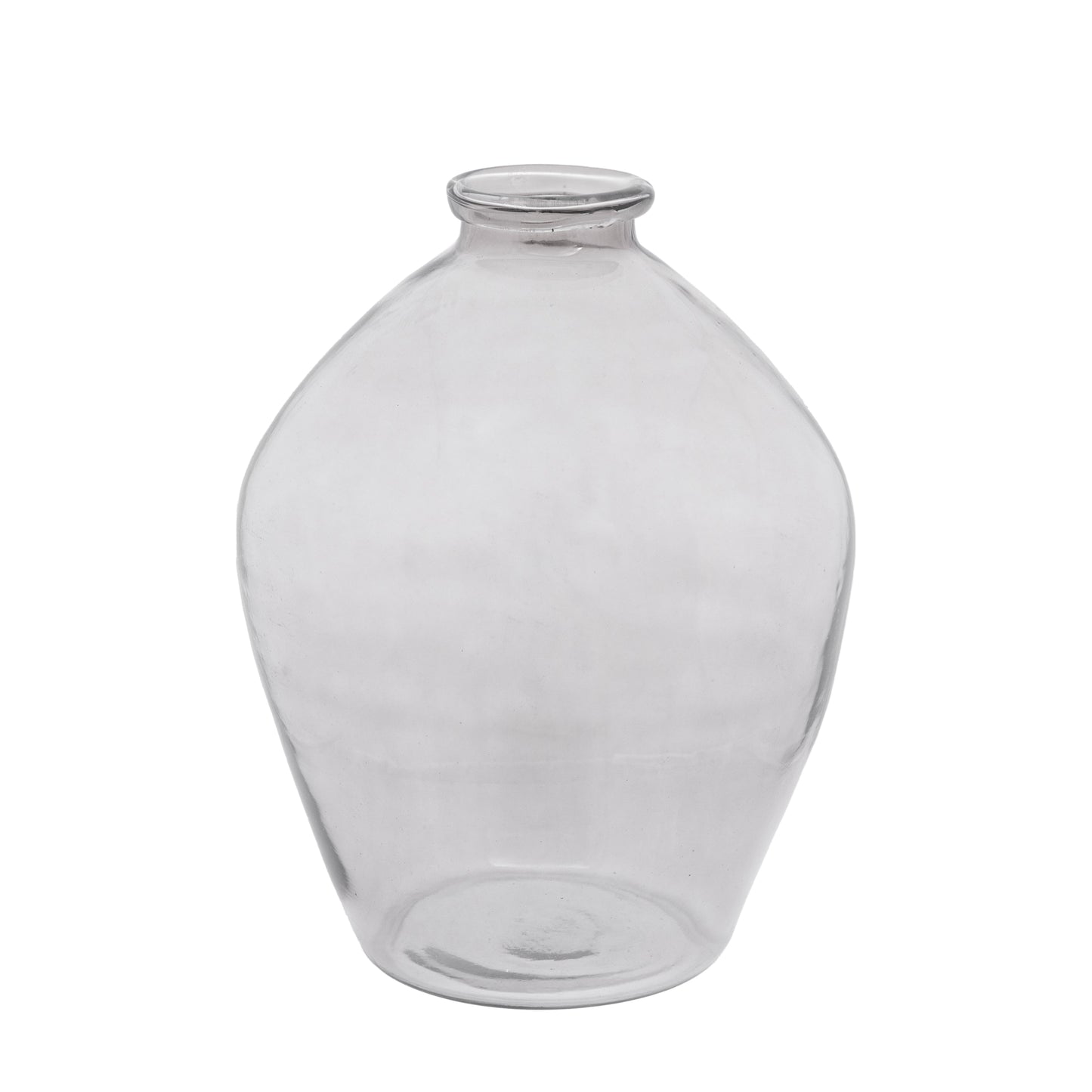 Pereda Handblown Glass Vase Smoke
