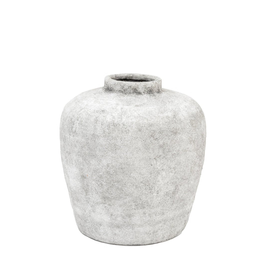 Teguise Ceramic Urn Vase Grey Small