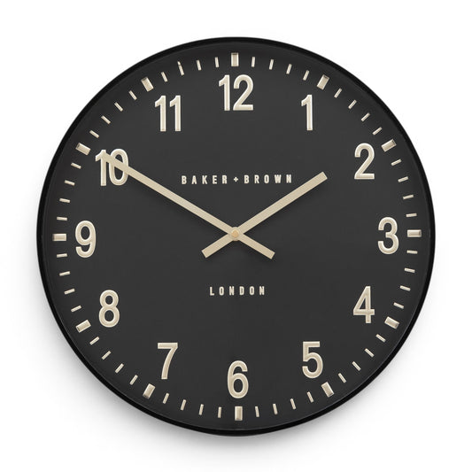 Cambridge Wall Clock Black