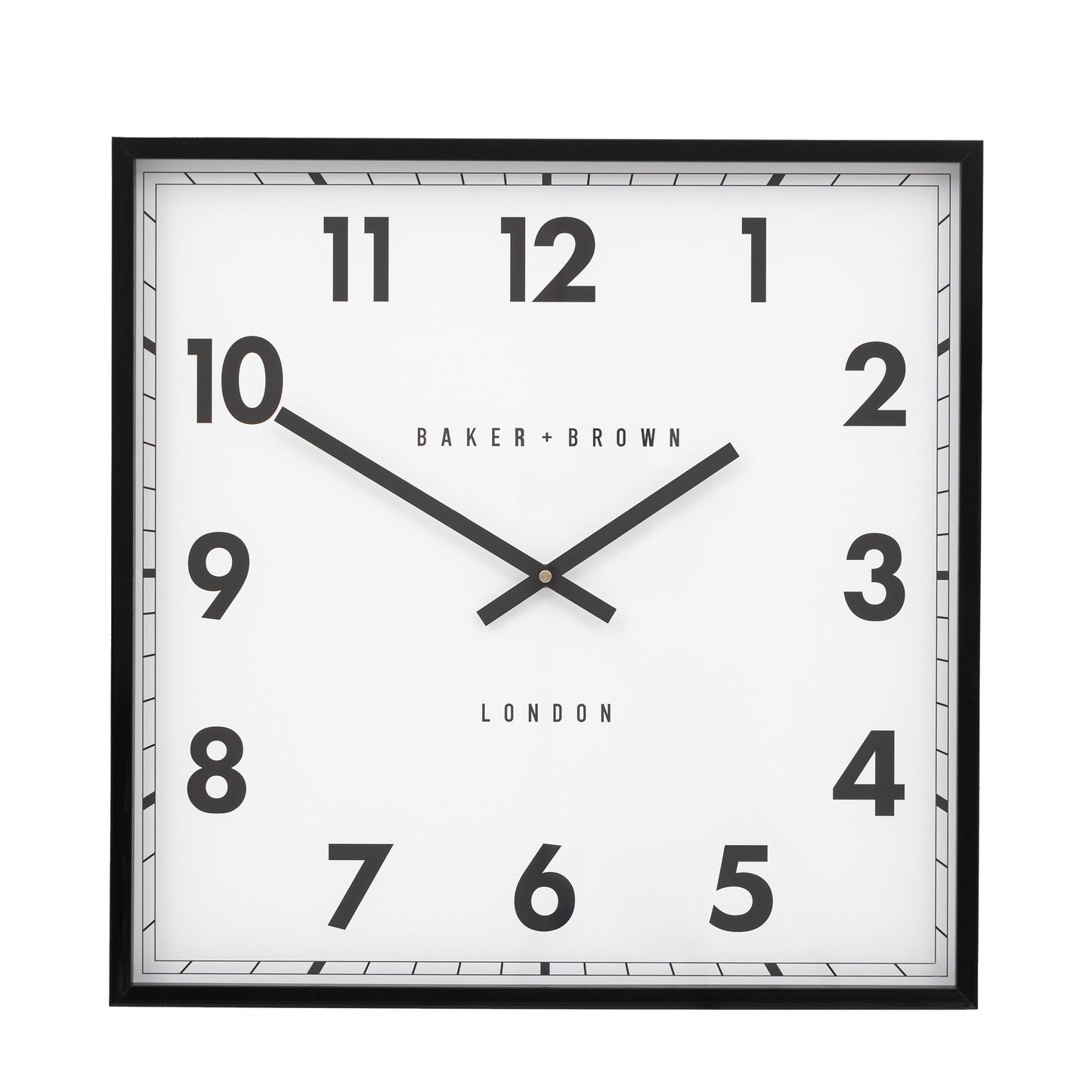 Buxton Wall Clock Black