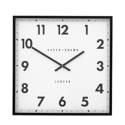 Buxton Wall Clock Black