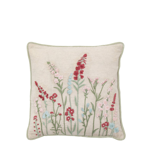 Kilnsey Embroidered Meadow Cushion