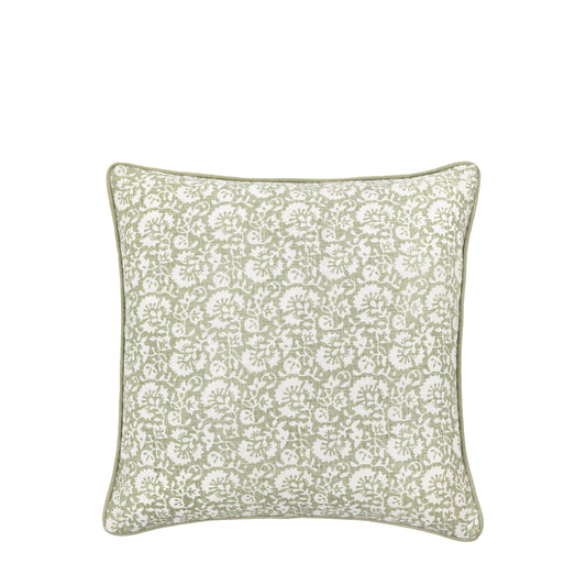 Morley Floral Cushion Sage