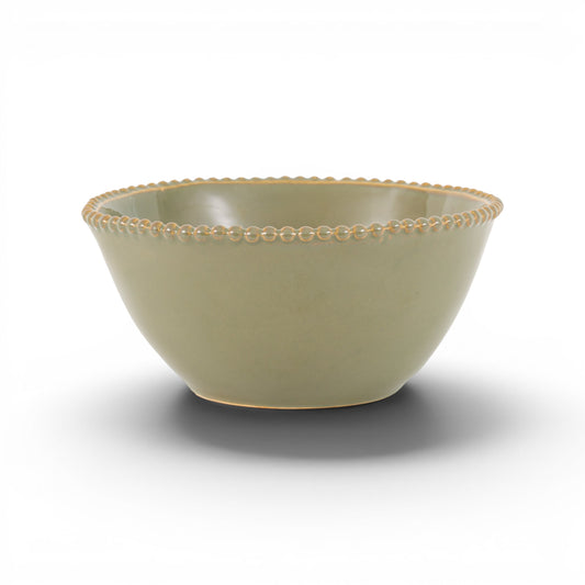 Organic Beaded Bowl Olive 4pk