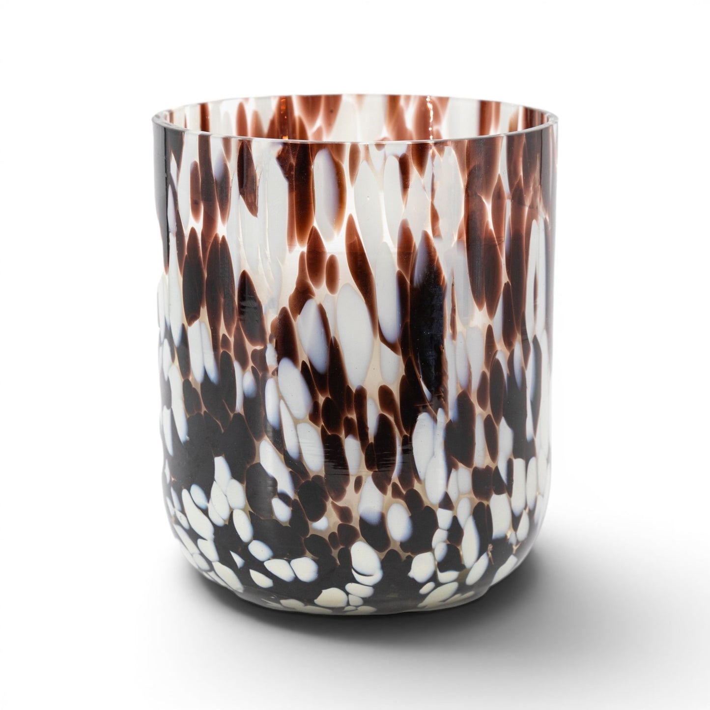 Confetti Candle Brown Large Peony Musk