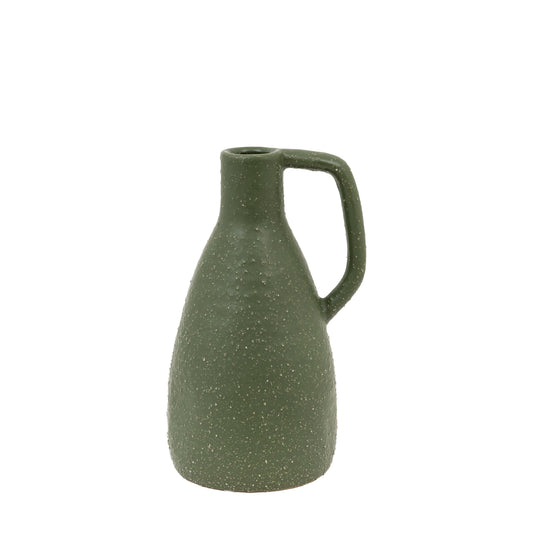 Ojal Ceramic Vase Olive