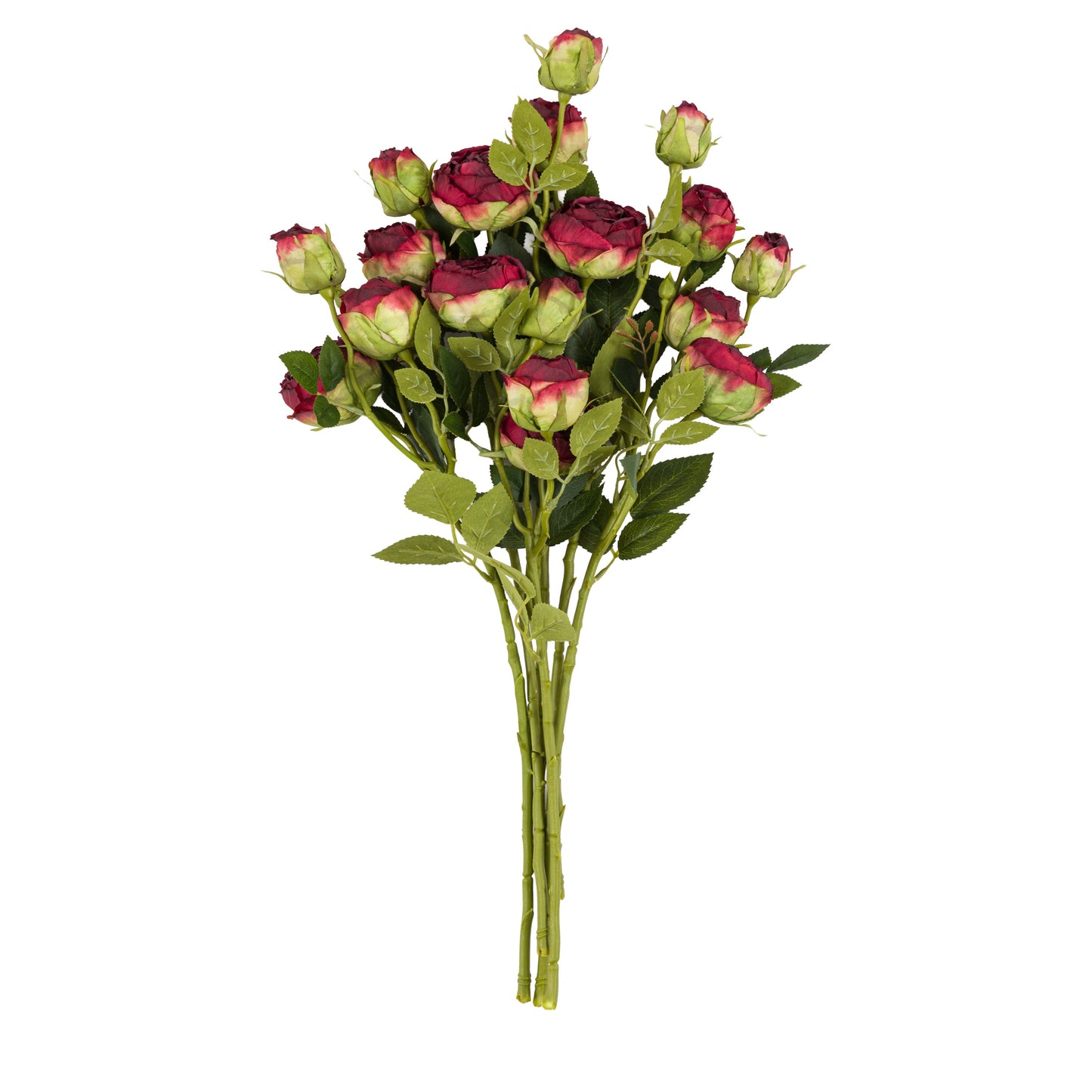 Faux Stem Vintage Rose Claret - 6 pack
