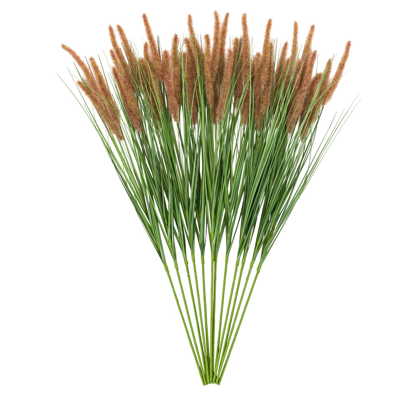 Faux Grass with Seed Heads Natural - 12 pack