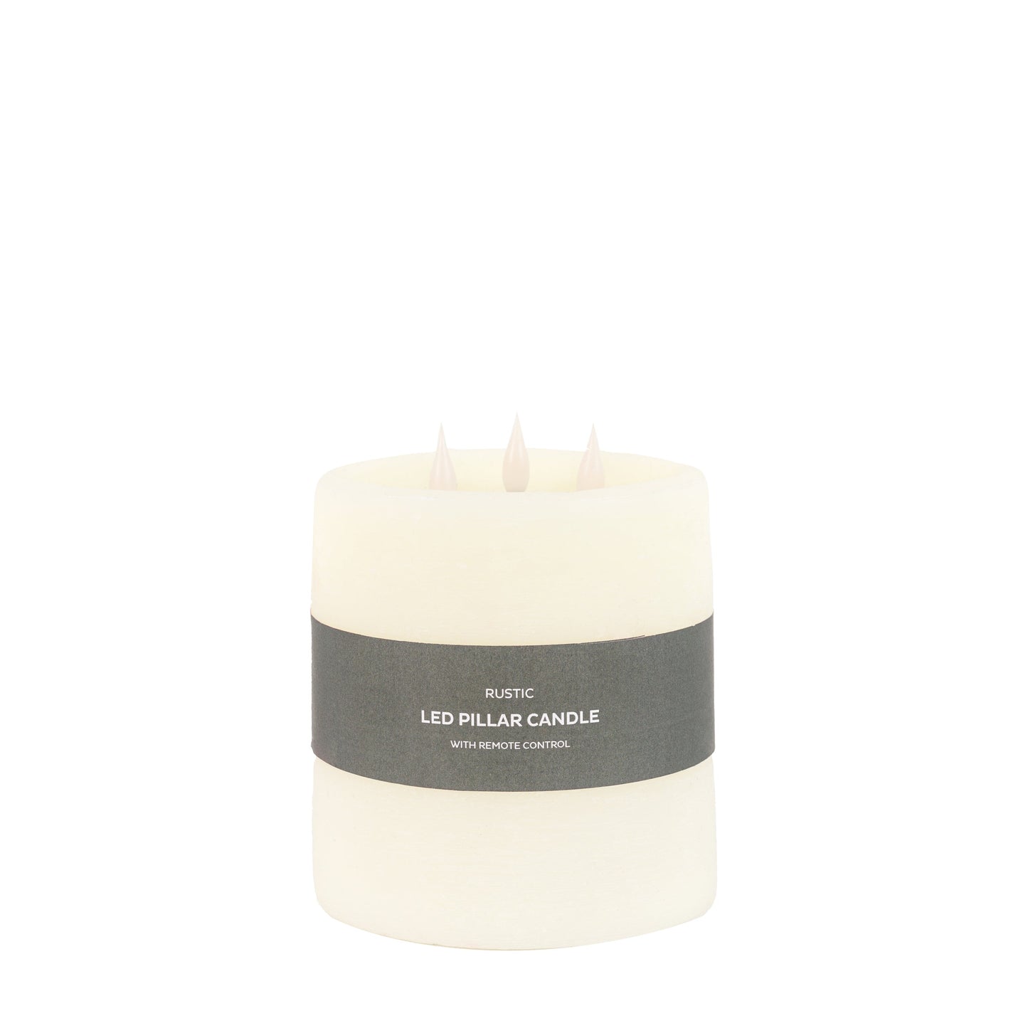 LED 3 Wick Candle Ivory