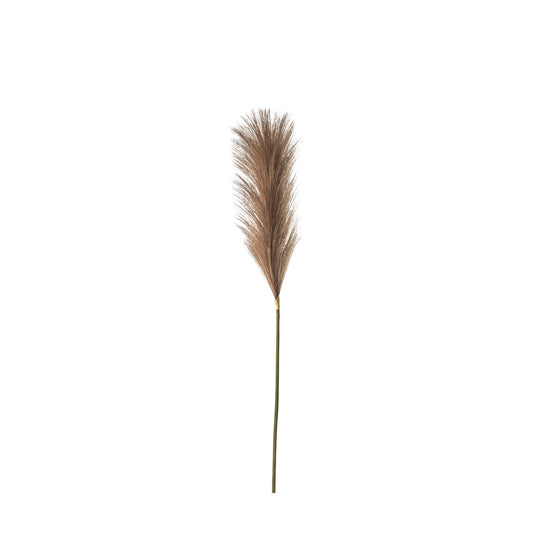 Faux Goma Soft Feather Stem Brown - 5 pack