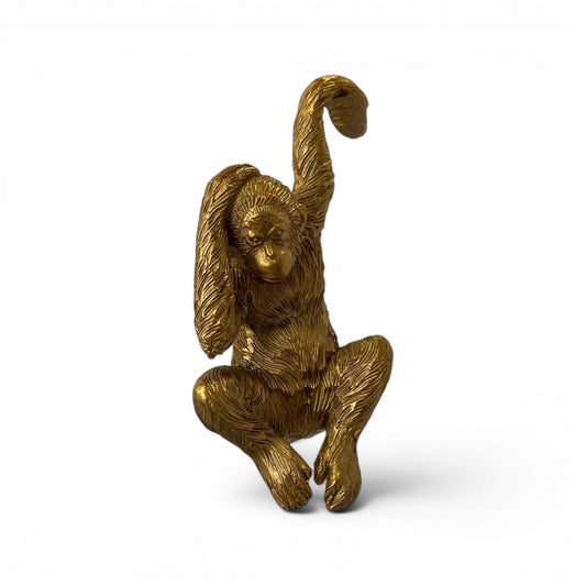 Luis Orangutan Pot Hanger Gold - 2 Pack