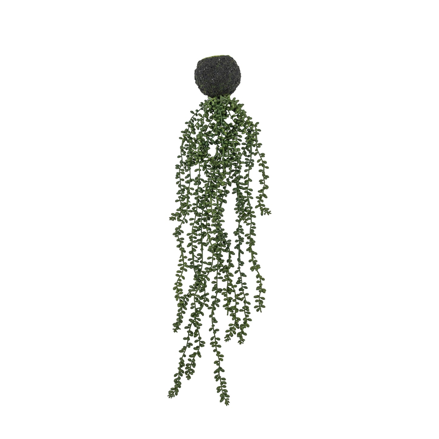 Faux String of Pearls in Soil