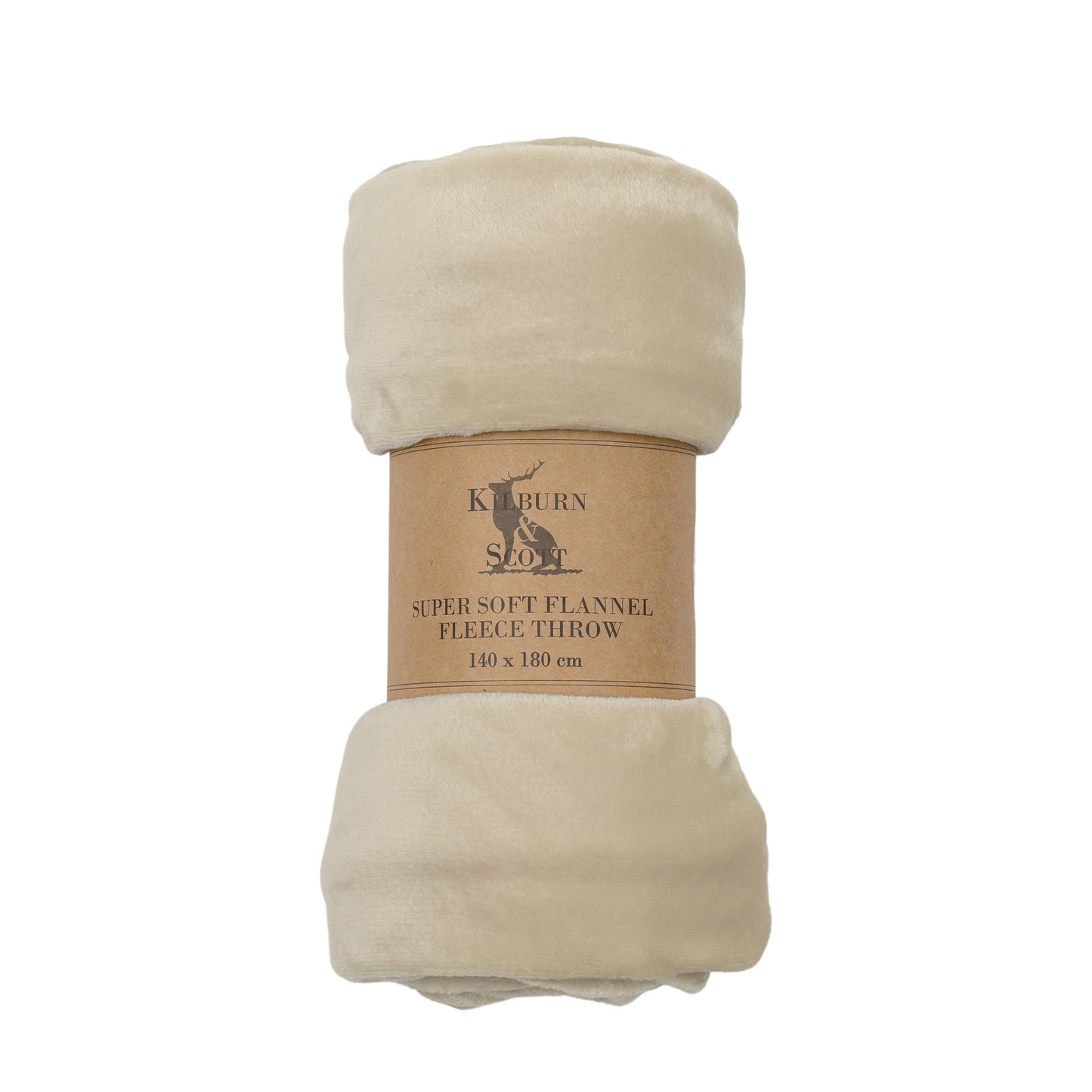 Rolled Flannel Fleece Oatmeal