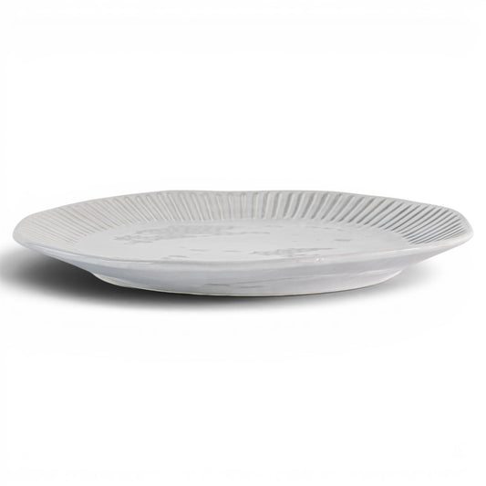 Organic Ridged Dinner Plate (4pk)